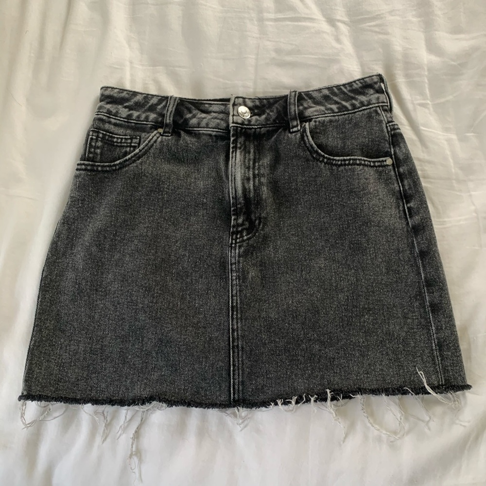 Pacsun black denim skirt